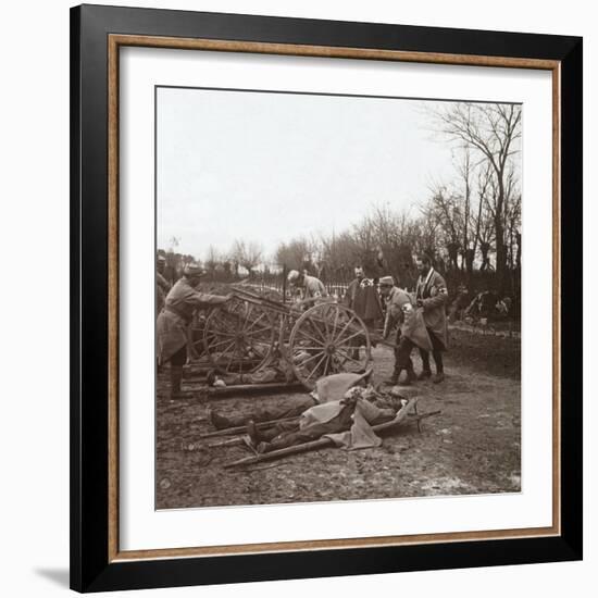 Bodies, Villers-au-Bois, northern France, c1914-c1918-Unknown-Framed Photographic Print