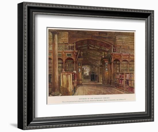 Bodleian Library 1903-John Fulleylove-Framed Photographic Print