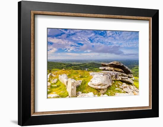 Bodmin Moor, Cornwall, England, United Kingdom, Europe-Kav Dadfar-Framed Photographic Print