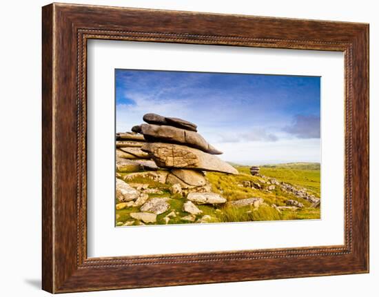 Bodmin Moor, Cornwall, England, United Kingdom, Europe-Kav Dadfar-Framed Photographic Print