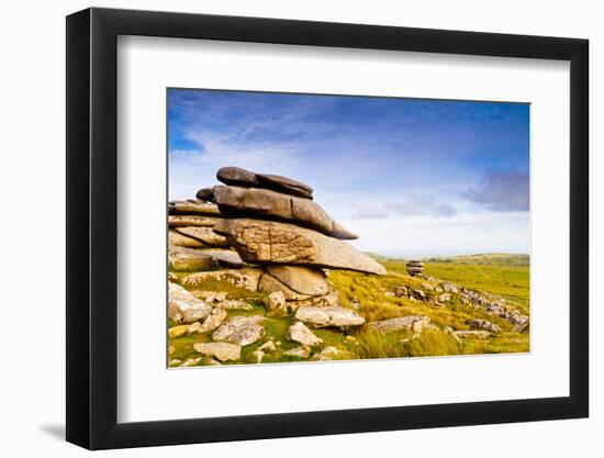 Bodmin Moor, Cornwall, England, United Kingdom, Europe-Kav Dadfar-Framed Photographic Print