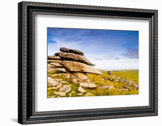 Bodmin Moor, Cornwall, England, United Kingdom, Europe-Kav Dadfar-Framed Photographic Print