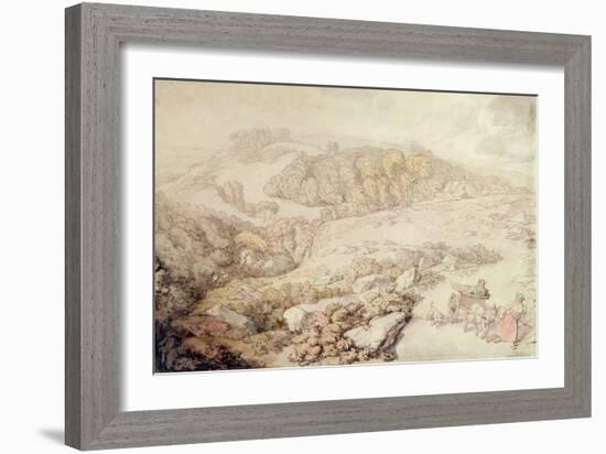 Bodmin Moor, North Cornwall, C.1825-Thomas Rowlandson-Framed Giclee Print