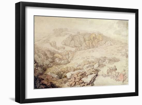 Bodmin Moor, North Cornwall, C.1825-Thomas Rowlandson-Framed Giclee Print