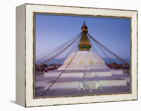 Bodnath Stupa, Kathmandu, Nepal-Demetrio Carrasco-Framed Premier Image Canvas