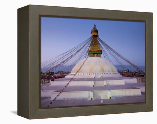 Bodnath Stupa, Kathmandu, Nepal-Demetrio Carrasco-Framed Premier Image Canvas