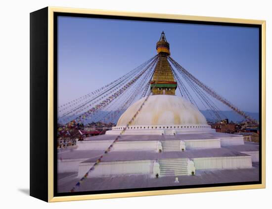 Bodnath Stupa, Kathmandu, Nepal-Demetrio Carrasco-Framed Premier Image Canvas