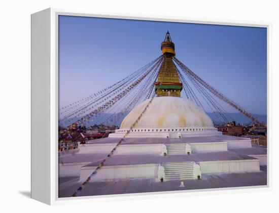 Bodnath Stupa, Kathmandu, Nepal-Demetrio Carrasco-Framed Premier Image Canvas