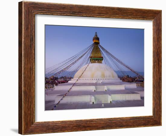 Bodnath Stupa, Kathmandu, Nepal-Demetrio Carrasco-Framed Photographic Print