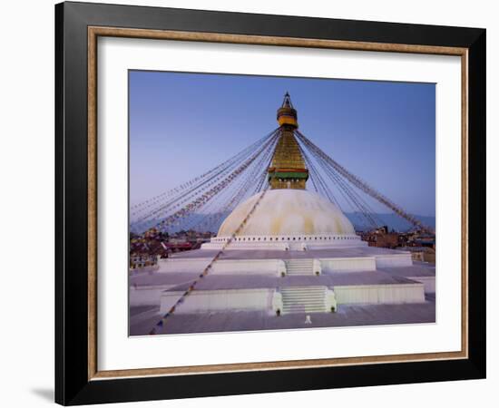 Bodnath Stupa, Kathmandu, Nepal-Demetrio Carrasco-Framed Photographic Print