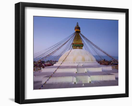 Bodnath Stupa, Kathmandu, Nepal-Demetrio Carrasco-Framed Photographic Print