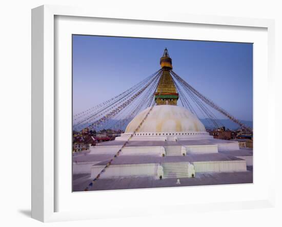 Bodnath Stupa, Kathmandu, Nepal-Demetrio Carrasco-Framed Photographic Print