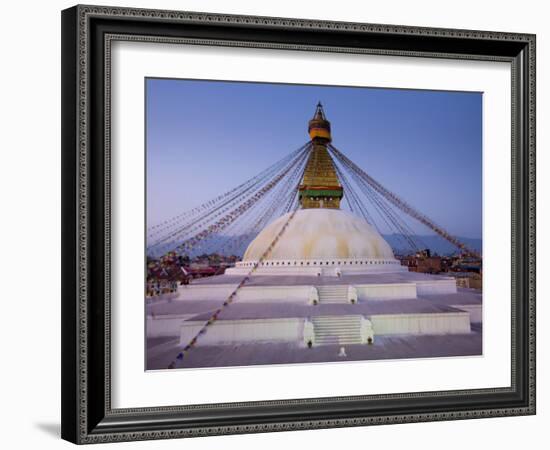 Bodnath Stupa, Kathmandu, Nepal-Demetrio Carrasco-Framed Photographic Print