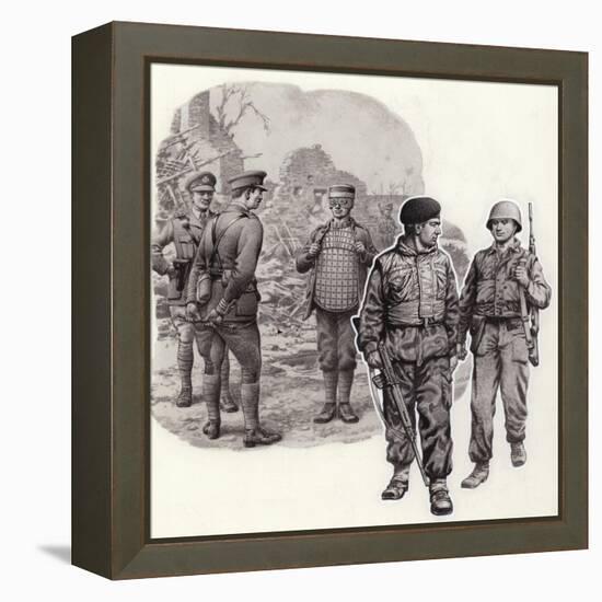 Body Armour from World War 2 to Today-Pat Nicolle-Framed Premier Image Canvas