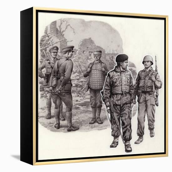 Body Armour from World War 2 to Today-Pat Nicolle-Framed Premier Image Canvas