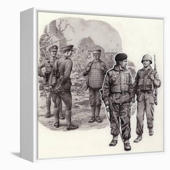 Body Armour from World War 2 to Today-Pat Nicolle-Framed Premier Image Canvas