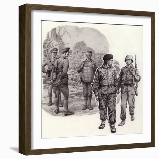 Body Armour from World War 2 to Today-Pat Nicolle-Framed Giclee Print