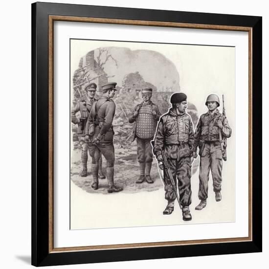 Body Armour from World War 2 to Today-Pat Nicolle-Framed Giclee Print