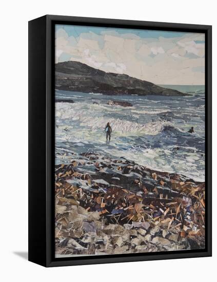 Body Boarders - Wembury-Kirstie Adamson-Framed Premier Image Canvas