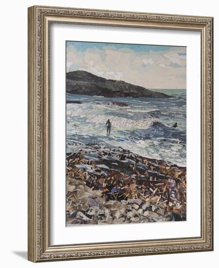 Body Boarders - Wembury-Kirstie Adamson-Framed Giclee Print