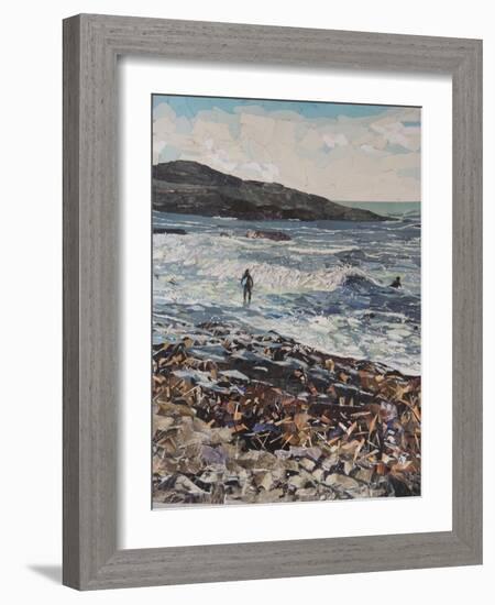 Body Boarders - Wembury-Kirstie Adamson-Framed Giclee Print