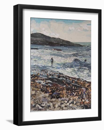 Body Boarders - Wembury-Kirstie Adamson-Framed Giclee Print