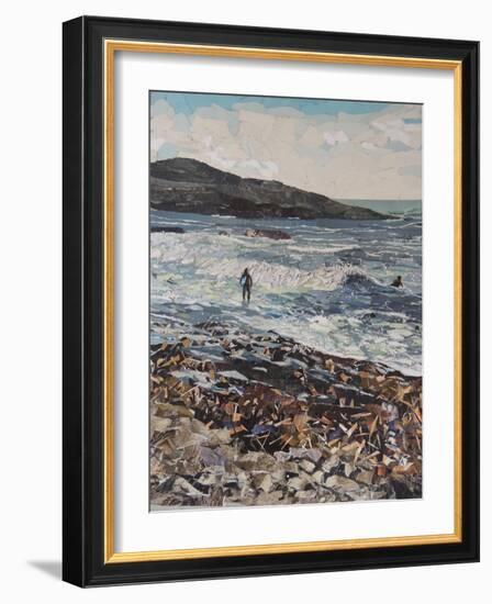 Body Boarders - Wembury-Kirstie Adamson-Framed Giclee Print