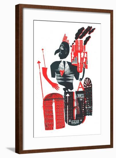 Body Builder, 2015-Amy Louise Evans-Framed Giclee Print