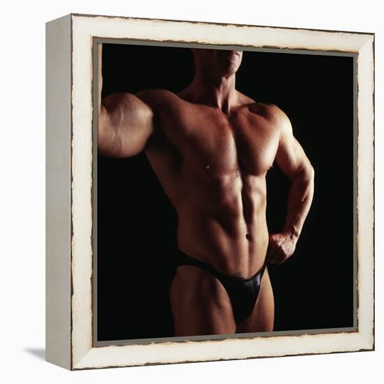 Body Builder-Tony McConnell-Framed Premier Image Canvas