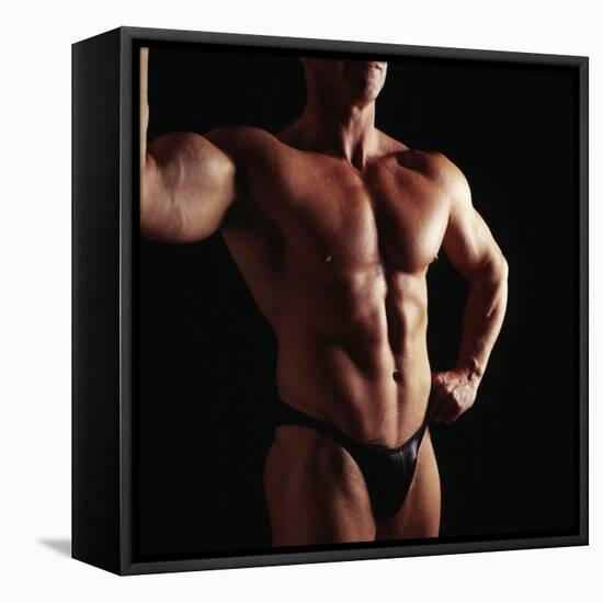 Body Builder-Tony McConnell-Framed Premier Image Canvas