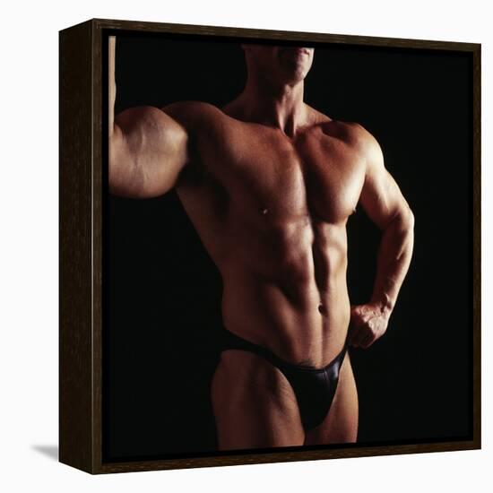 Body Builder-Tony McConnell-Framed Premier Image Canvas