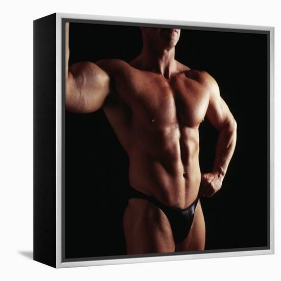 Body Builder-Tony McConnell-Framed Premier Image Canvas