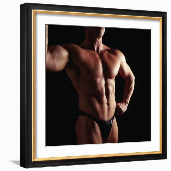 Body Builder-Tony McConnell-Framed Premium Photographic Print