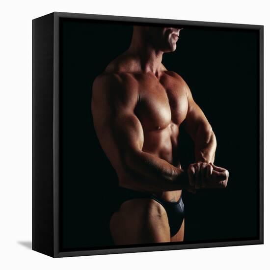 Body Builder-Tony McConnell-Framed Premier Image Canvas