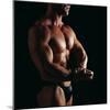 Body Builder-Tony McConnell-Mounted Premium Photographic Print