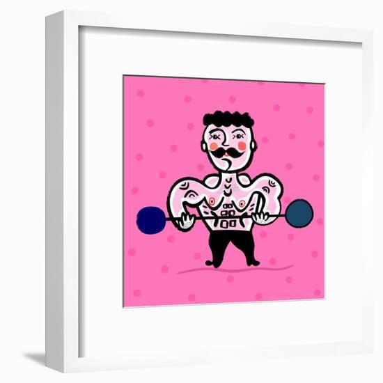 Body Building-Dmitriip-Framed Art Print