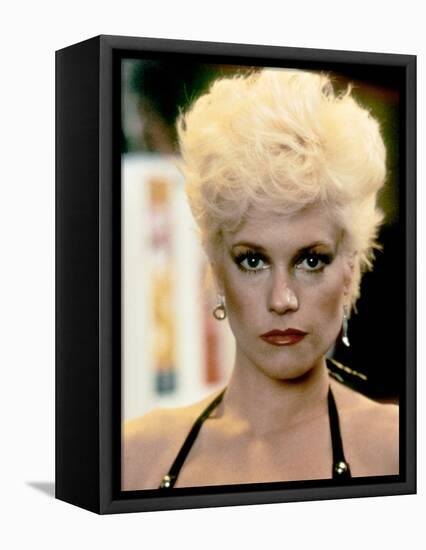 Body Double by BrianDePalma with Melanie Griffith, 1984 (photo)-null-Framed Stretched Canvas