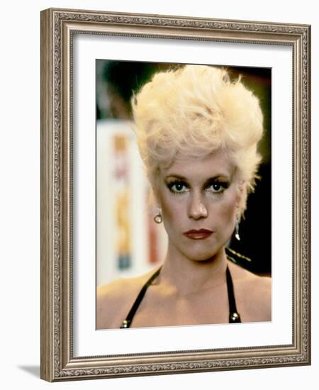 Body Double by BrianDePalma with Melanie Griffith, 1984 (photo)-null-Framed Photo