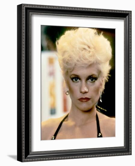 Body Double by BrianDePalma with Melanie Griffith, 1984 (photo)-null-Framed Photo