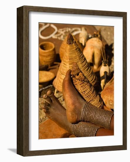 Body Jewelry of the Himba Tribe, Skeleton Coast, Namibia-Michele Westmorland-Framed Photographic Print