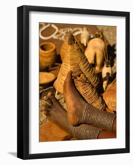 Body Jewelry of the Himba Tribe, Skeleton Coast, Namibia-Michele Westmorland-Framed Photographic Print