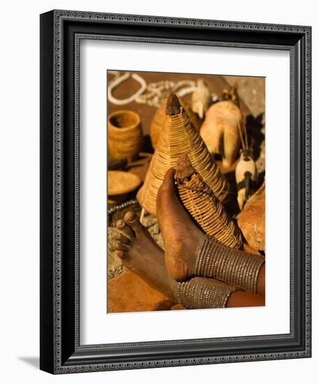 Body Jewelry of the Himba Tribe, Skeleton Coast, Namibia-Michele Westmorland-Framed Photographic Print