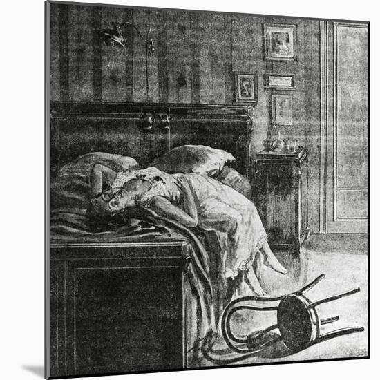 Body of Mary Cutinelli Cuocolo in Apartment in Via Nardones 95 in Naples, 1906-null-Mounted Giclee Print