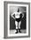 Bodybuilder in Hands on Hips Pose-null-Framed Art Print