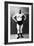 Bodybuilder in Hands on Hips Pose-null-Framed Art Print