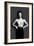 Bodybuilder in Pants with Bared Torso-null-Framed Premium Giclee Print