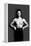 Bodybuilder in Pants with Bared Torso-null-Framed Stretched Canvas