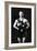 Bodybuilder in Sash-null-Framed Art Print