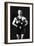 Bodybuilder in Sash-null-Framed Art Print