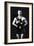 Bodybuilder in Sash-null-Framed Art Print